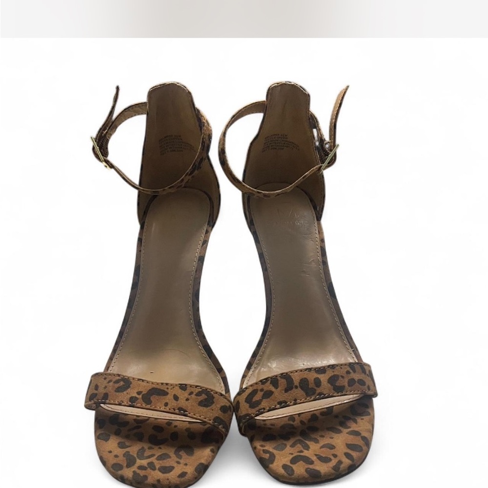 Material Girl Brown Leopard Heels